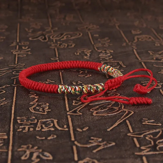 Tibetan Buddhist Lucky Bracelet – King Kong Knot Protection & Energy Balance