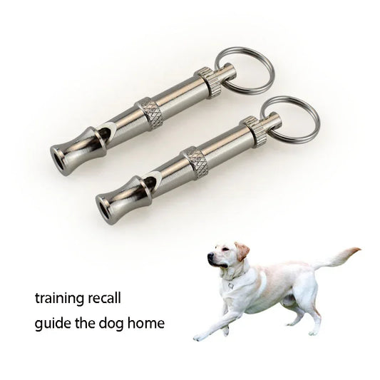 stainless steel Dog Whistle To Stop Barking Bark Control For Dogs Training Deterrent Whistle Puppy Adjustable Training