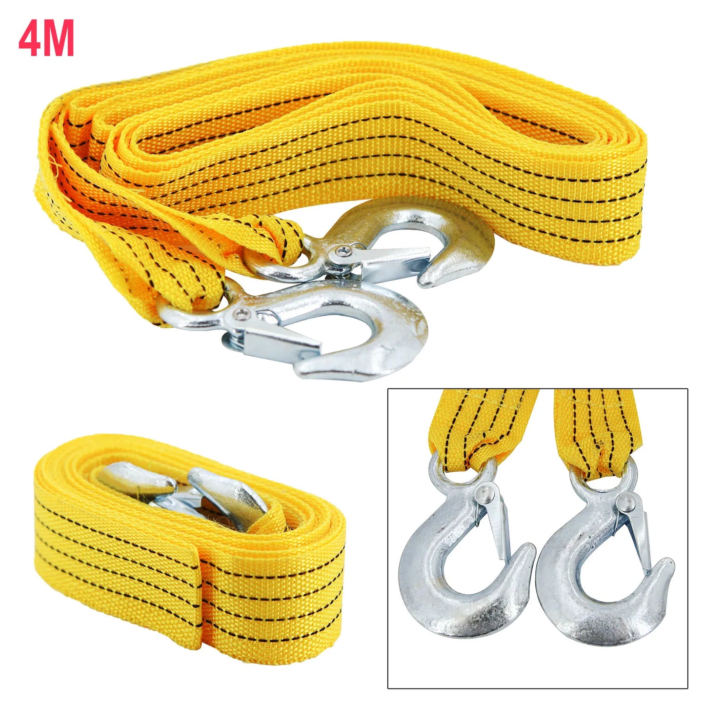 New Car Emergency Roadside Assistance Kit Jumper Cable Tow Strap First Aid Supplies Multipurpose Pack Motorist Self-defense Tool