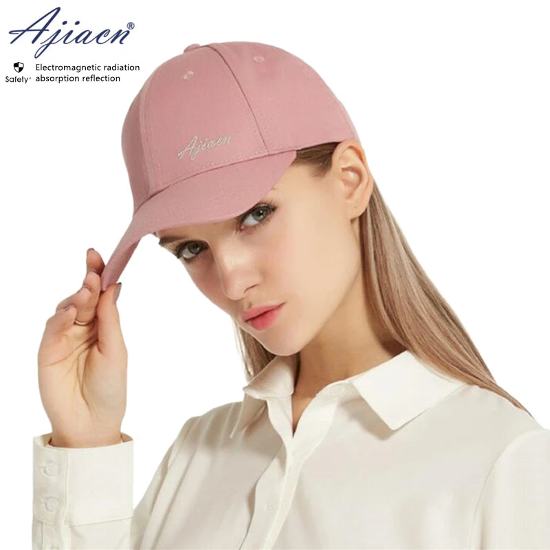 Genuine electromagnetic radiation protective baseball cap Mobile phone, computer, WIFI EMF shielding silver fiber lining cap