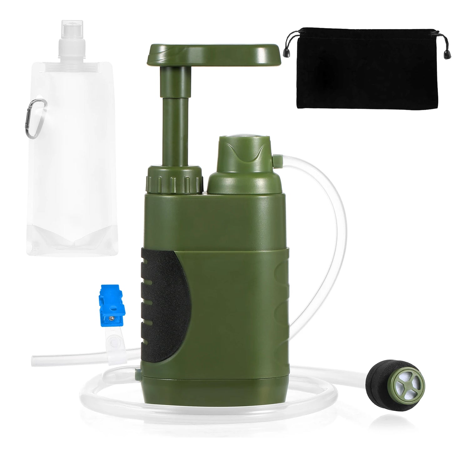 Outdoor Water Filter Straw Water Filtration System Water Purifier for Family Preparedness Camping Hiking Emergency