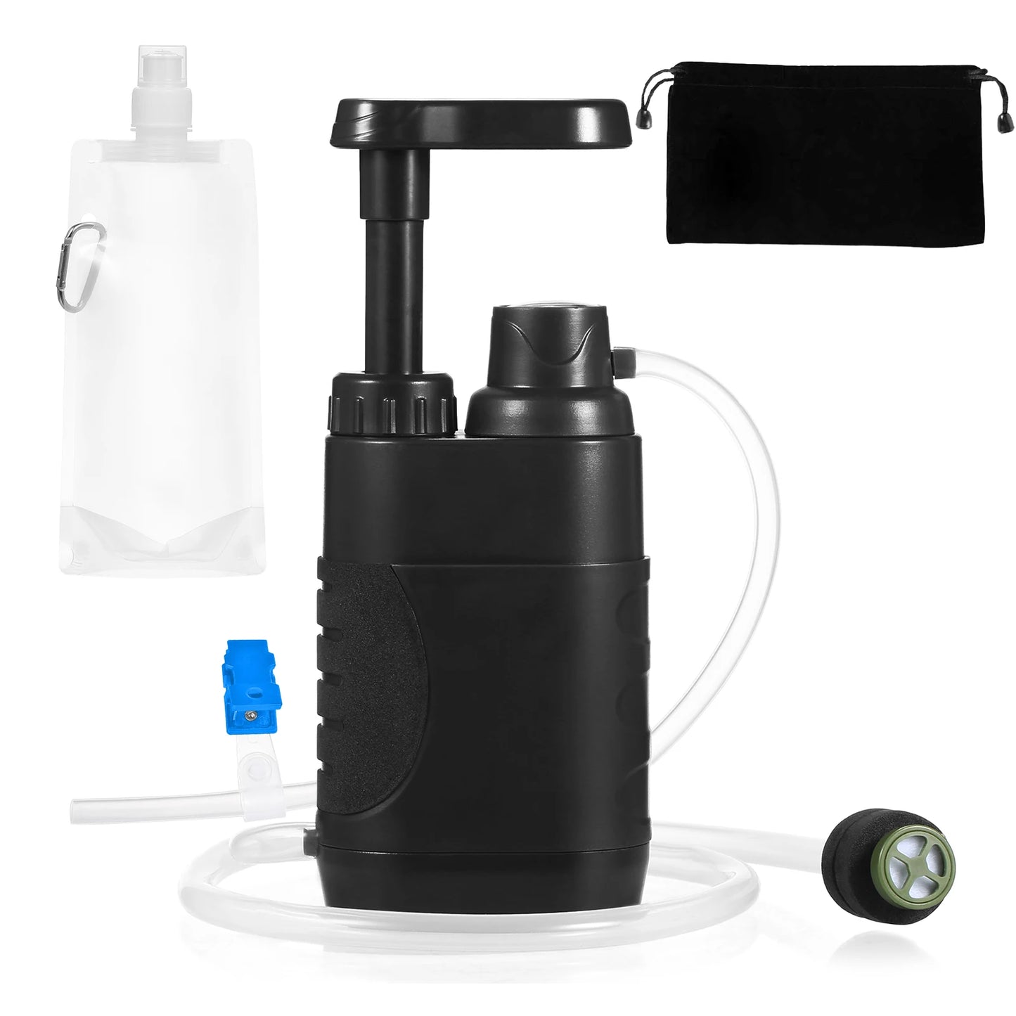 Outdoor Water Filter Straw Water Filtration System Water Purifier for Family Preparedness Camping Hiking Emergency