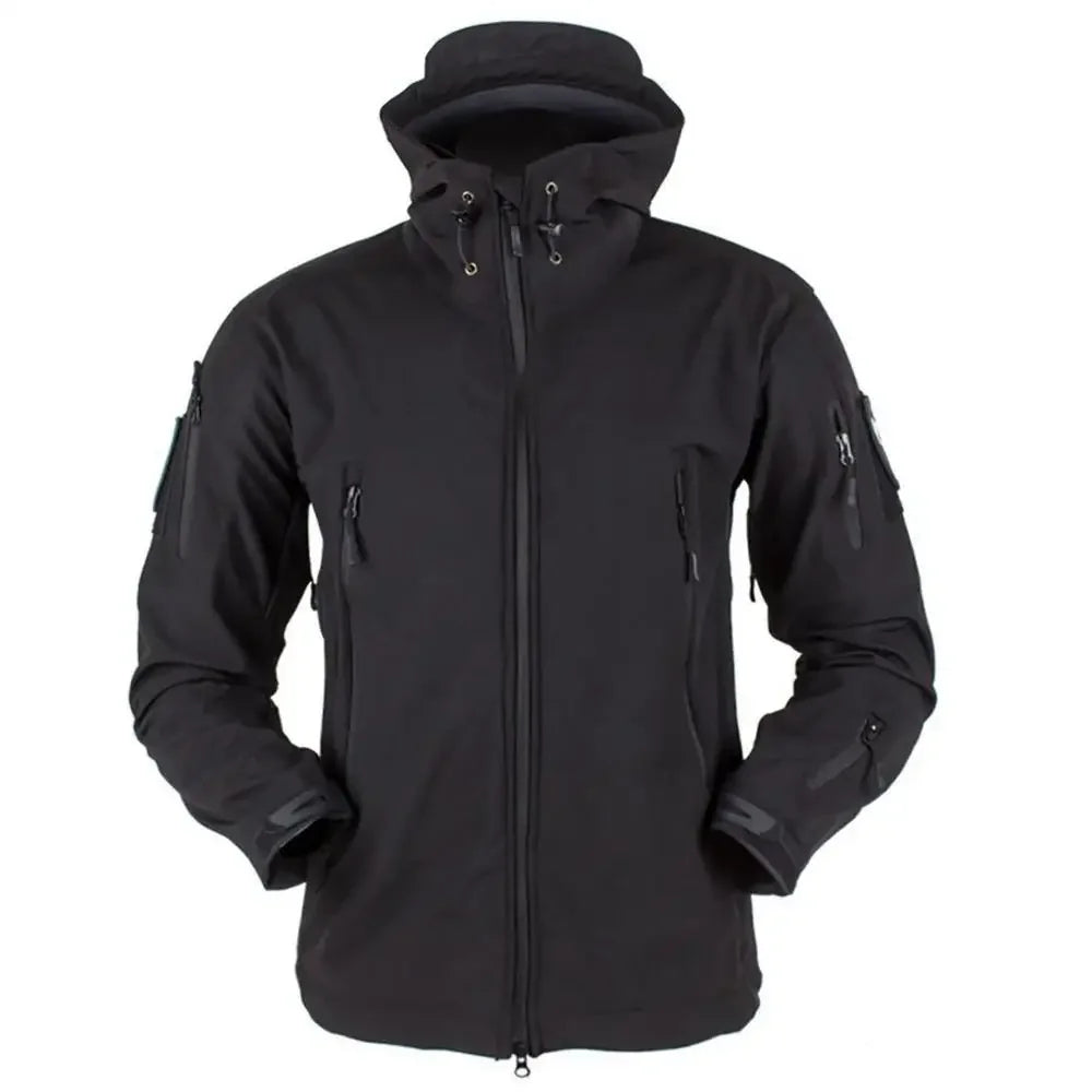 Customizable Hot Selling Military Waterproof Jacket Men's jacket Outdoor Soft Fleece Women's Windproof Breathable Thermal Hooded