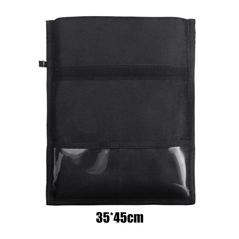 RFID Shielding Blocking Pouch Case Anti-Tracking Faraday Bag For Phones Device Large Wallet Case ID Card Car Key Black