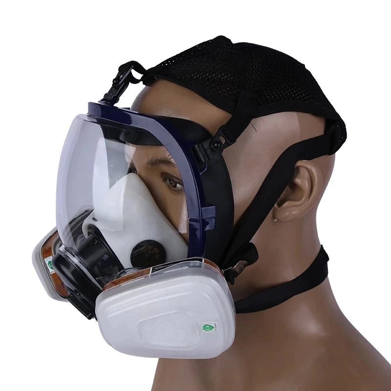 27in1 Full Face Gas Mask Chemical Biological Radioactive Contamination Gasmask Respirator Filter Radiation Dustproof Respirator