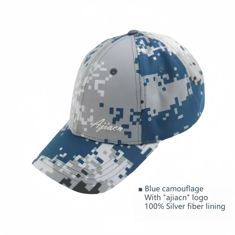 Genuine electromagnetic radiation protective baseball cap Mobile phone, computer, WIFI EMF shielding silver fiber lining cap