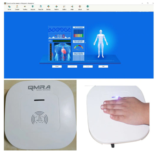 2025 New 62 Reports Quantum Resonance Magnetic Analyzer QMRA Set Hand Touch Quantum Body Health Analyzer Version 6.4.12