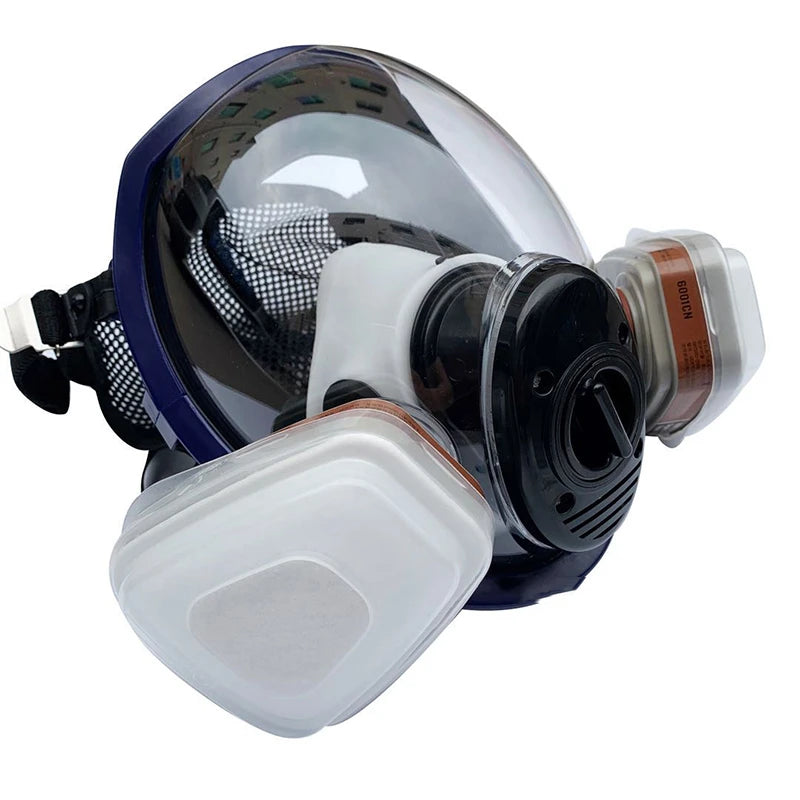 27in1 Full Face Gas Mask Chemical Biological Radioactive Contamination Gasmask Respirator Filter Radiation Dustproof Respirator