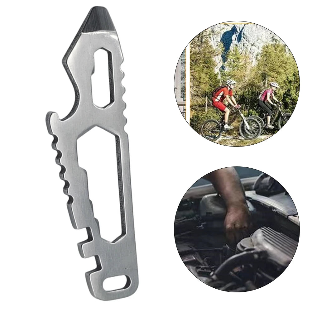 Multifunctional Pocket Tools Outdoor Gear Hex Wrench Bottle Opener Hex Key Wrench Universal Everyday Carry Pocket Tool