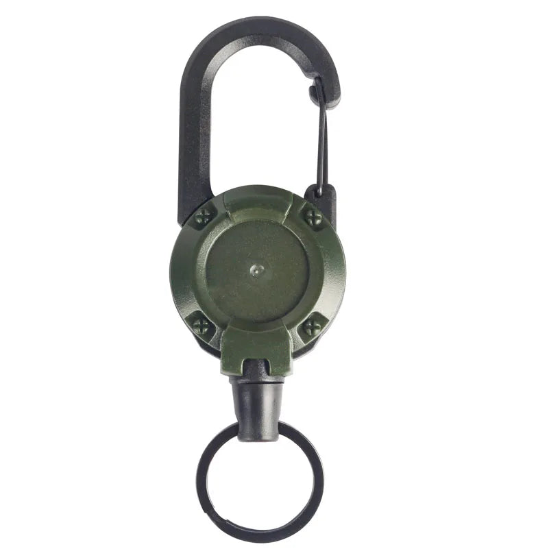 Heavy-Duty Retractable Anti-Theft Tactical Keychain