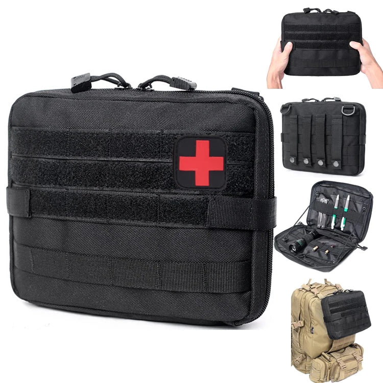 Molle Tactical Waist Bag Outdoor Emergency EDC Pouch Camping Medical Accessories Molle Tools Hunting Fanny Pack First Aid Kit