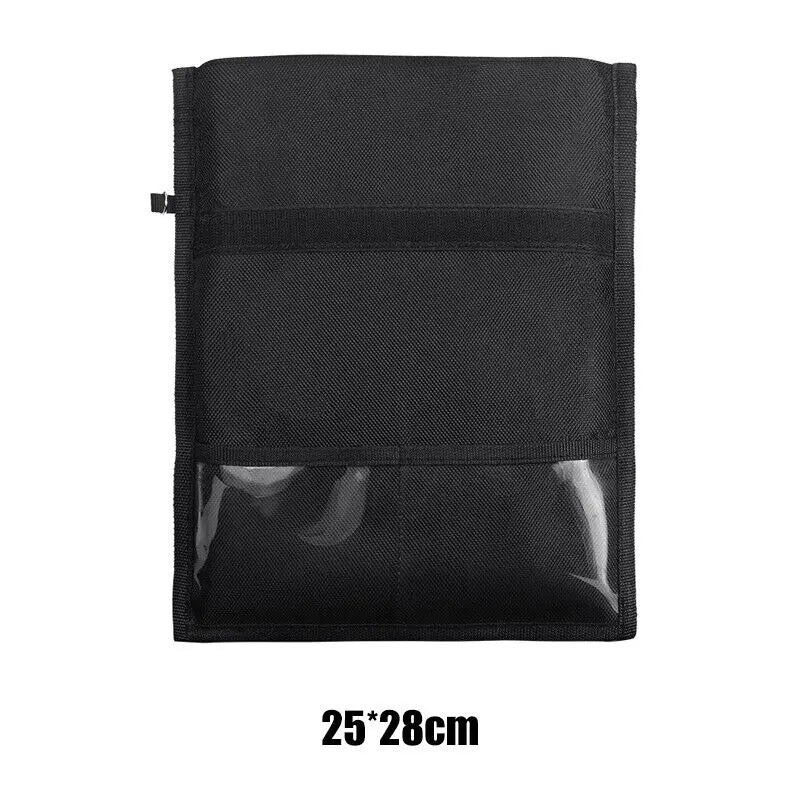 RFID Shielding Blocking Pouch Case Anti-Tracking Faraday Bag For Phones Device Large Wallet Case ID Card Car Key Black