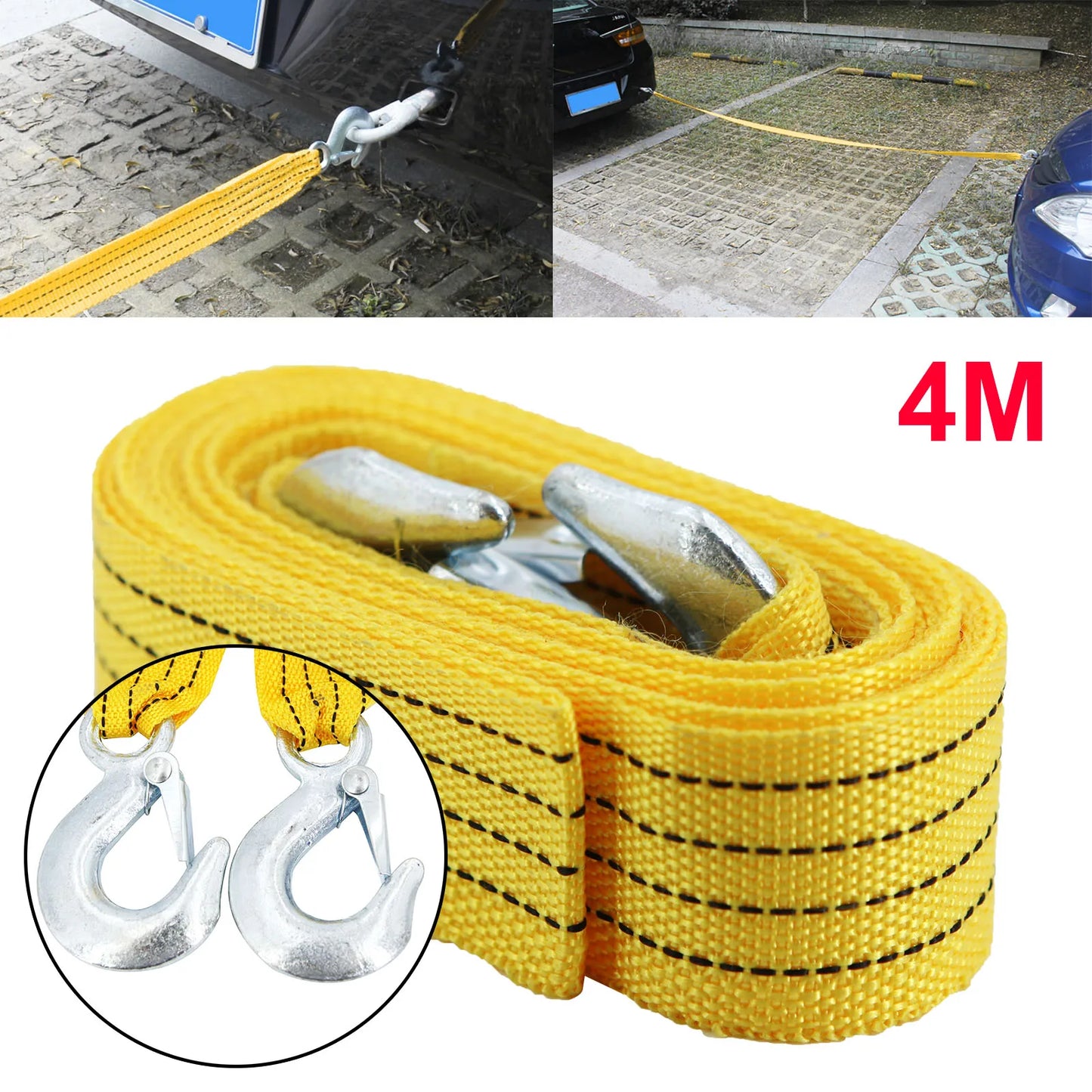 New Car Emergency Roadside Assistance Kit Jumper Cable Tow Strap First Aid Supplies Multipurpose Pack Motorist Self-defense Tool