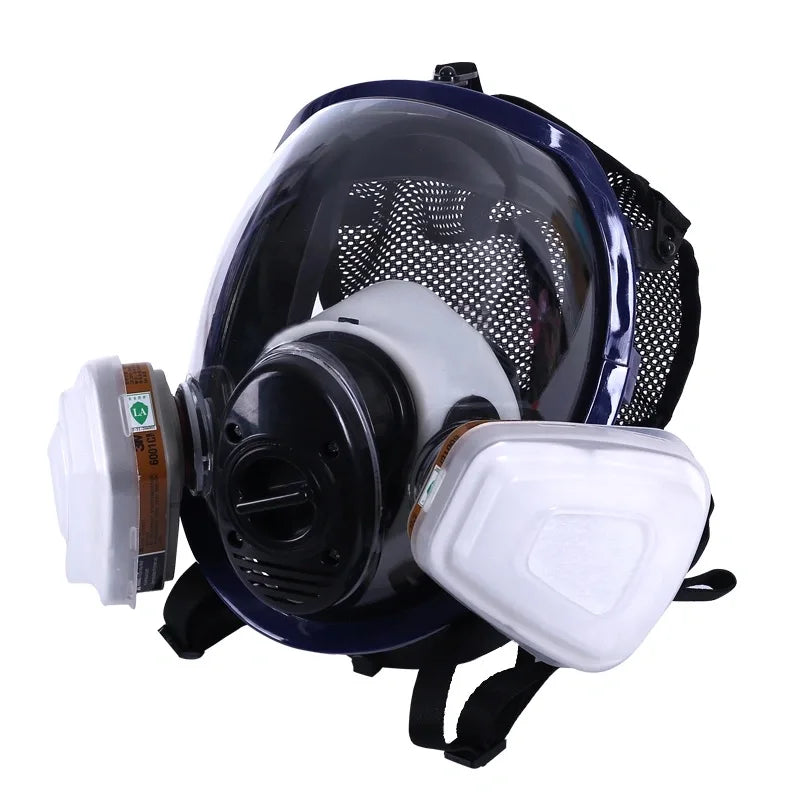 27in1 Full Face Gas Mask Chemical Biological Radioactive Contamination Gasmask Respirator Filter Radiation Dustproof Respirator