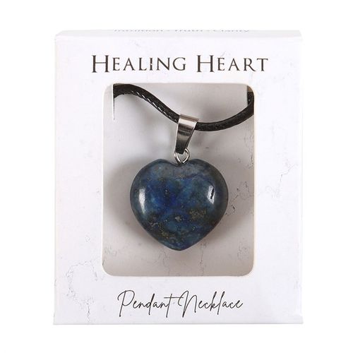 Lapis Lazuli Healing Heart Necklace – Truth, Wisdom & Inner Power