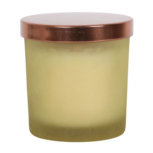 New Moon Wild Orange Manifestation Candle with Clear Quartz – Ignite Intentions with Lunar Power